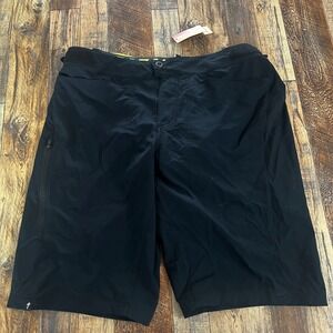 Enduro Mens Sport Shorts Padded Performance Lined Black Athletic Cycling Size 36